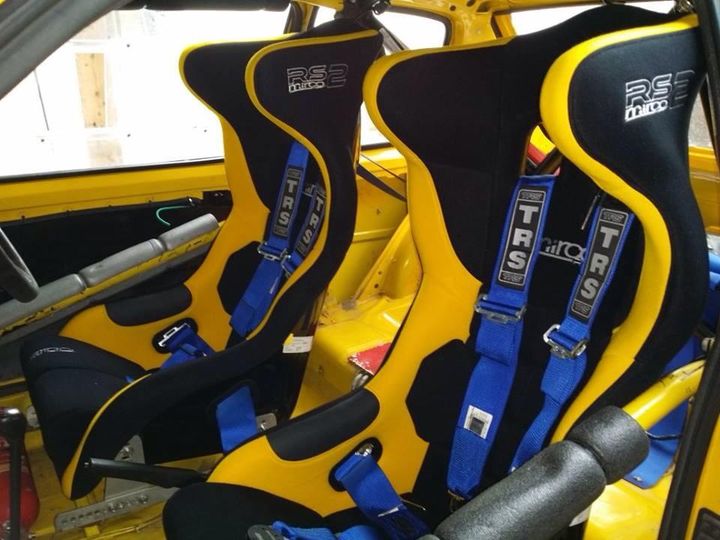 Customer Car Fitted With Mirco RS2 Seats And TRS Harnesses