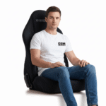 Bride STREAMS Reclining Sports Seat -GSM Performance with person