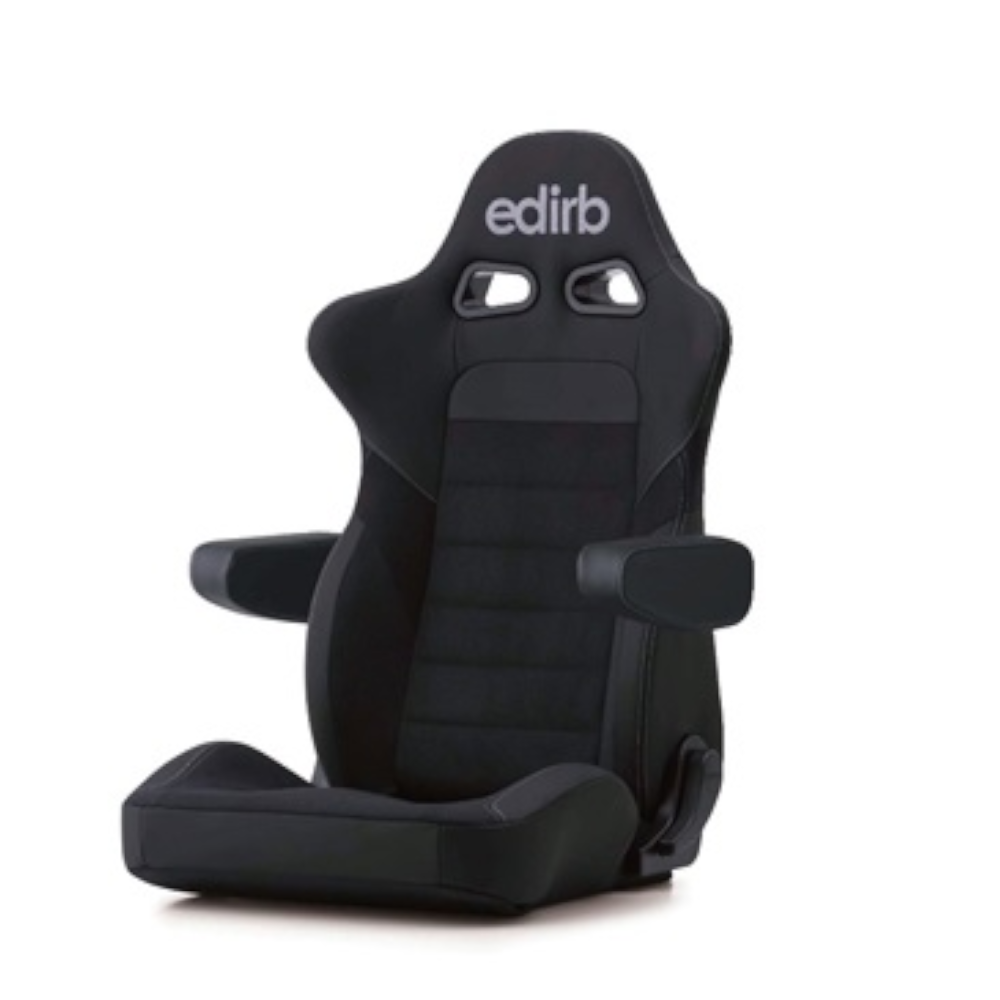Bride edirb 054 ULTRA SUEDE Reclining Sports Seat-Silver Stitch-E54NSP-GSM Performance