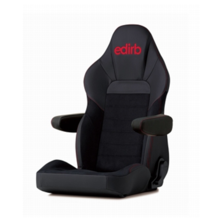 Black with Red Logo
