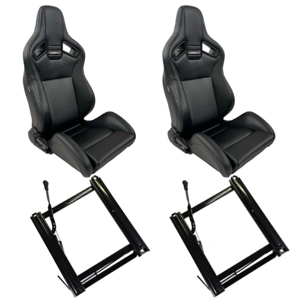 Endurance Motorsport Classic Mini frames With Corbeau VLS Vinyl Reclining Seat Package
