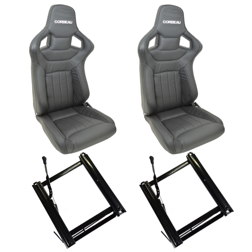 Endurance Motorsport Classic Mini frames With Corbeau Dakota Leather Reclining Seat Package