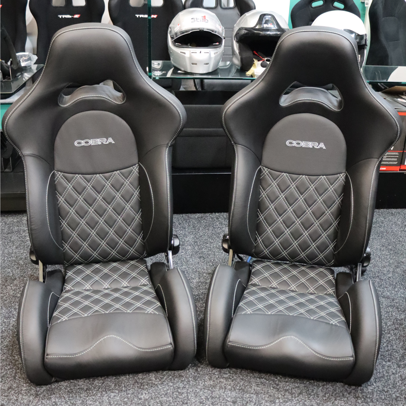 2 Cobra Misano Anniversary Reclining Sport Seats With Lumbar And Heating