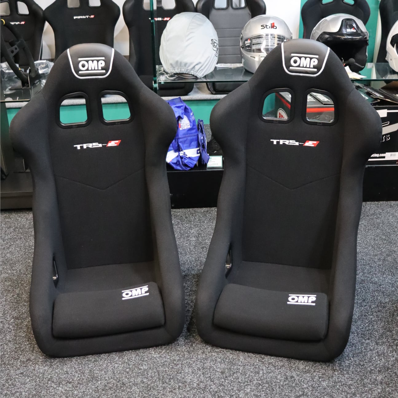 OMP TRS-E Velour Seats Arrive In-Store For Display