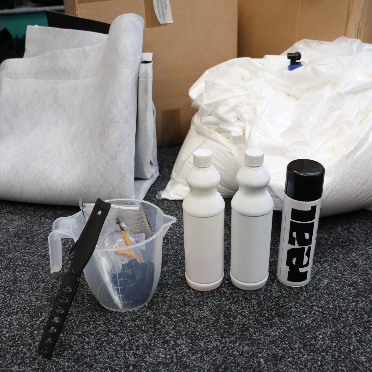 Real Race inserts, poly bead resin seat insert kit