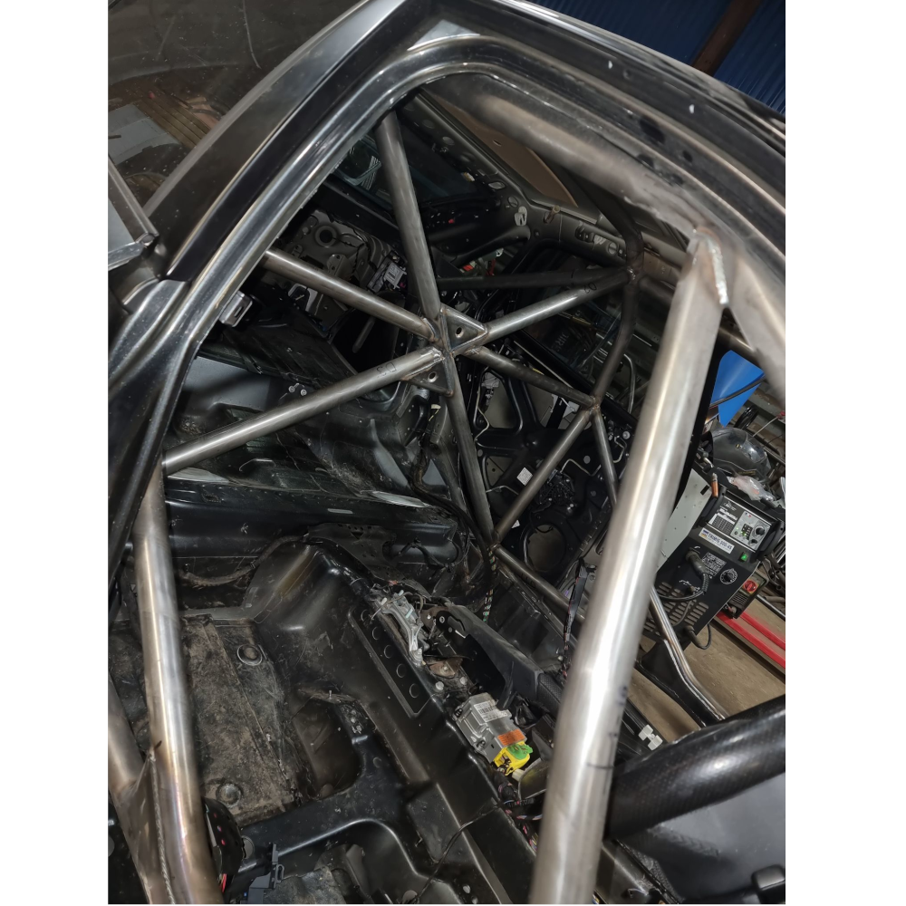 Audi RS4 DIY Weld In Cage Kit fitted view