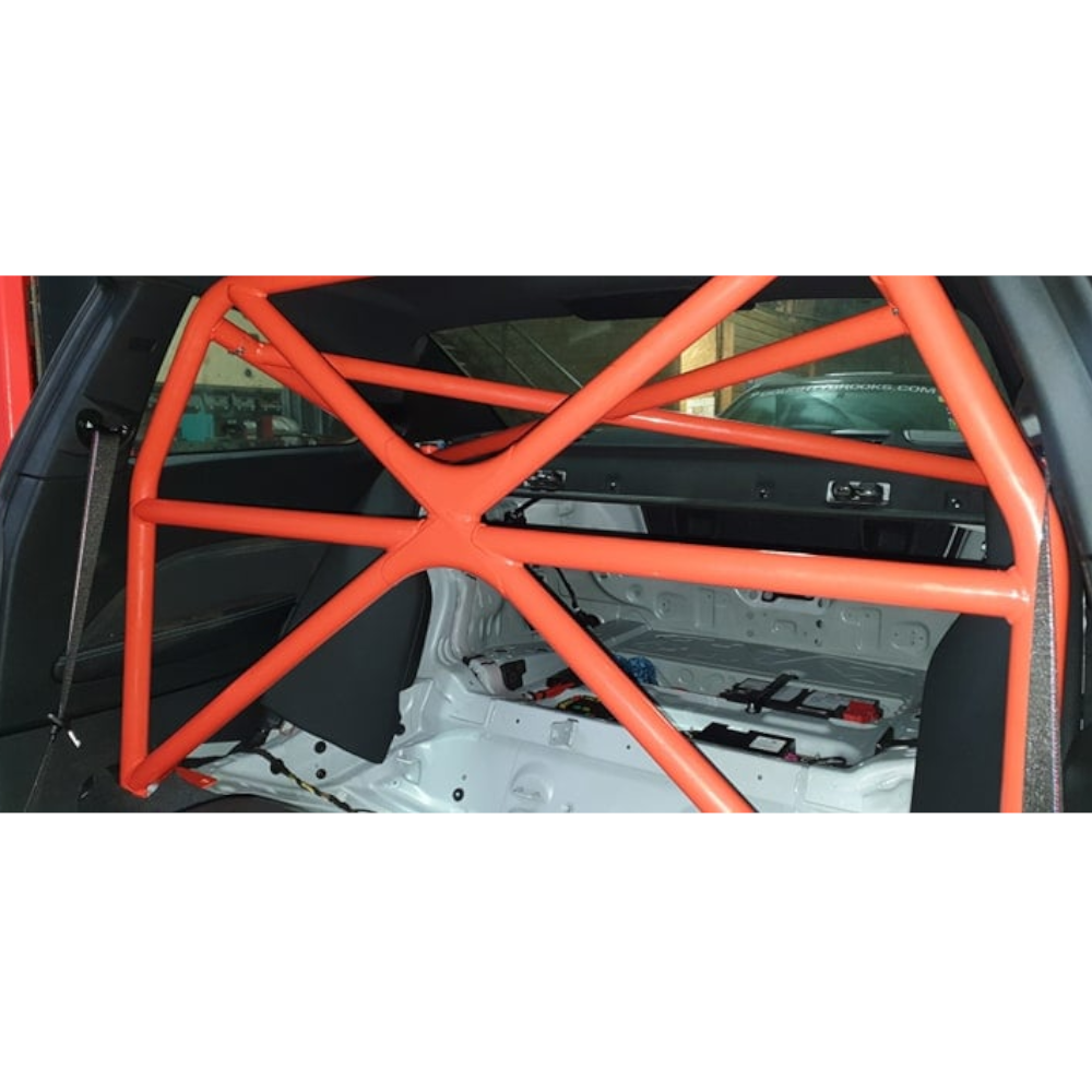 JP BMW 135I GTS Replica Half Cage fitted view