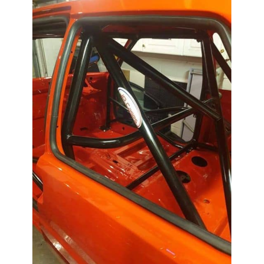 JP Citroen Saxo Mk2 Multipoint Competition Roll Cage fitted view