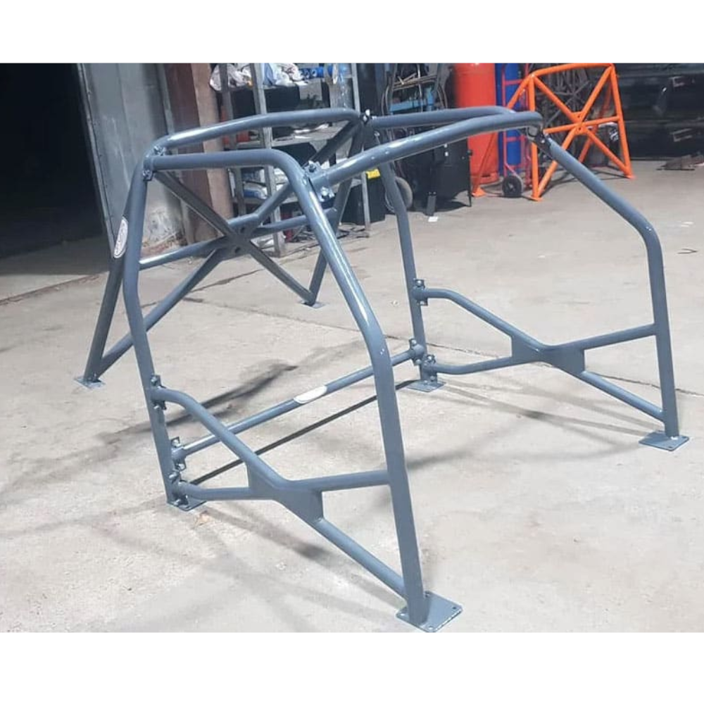 JP Ford Fiesta MK5 Bolt In Multipoint Competition Roll Cage fitted view