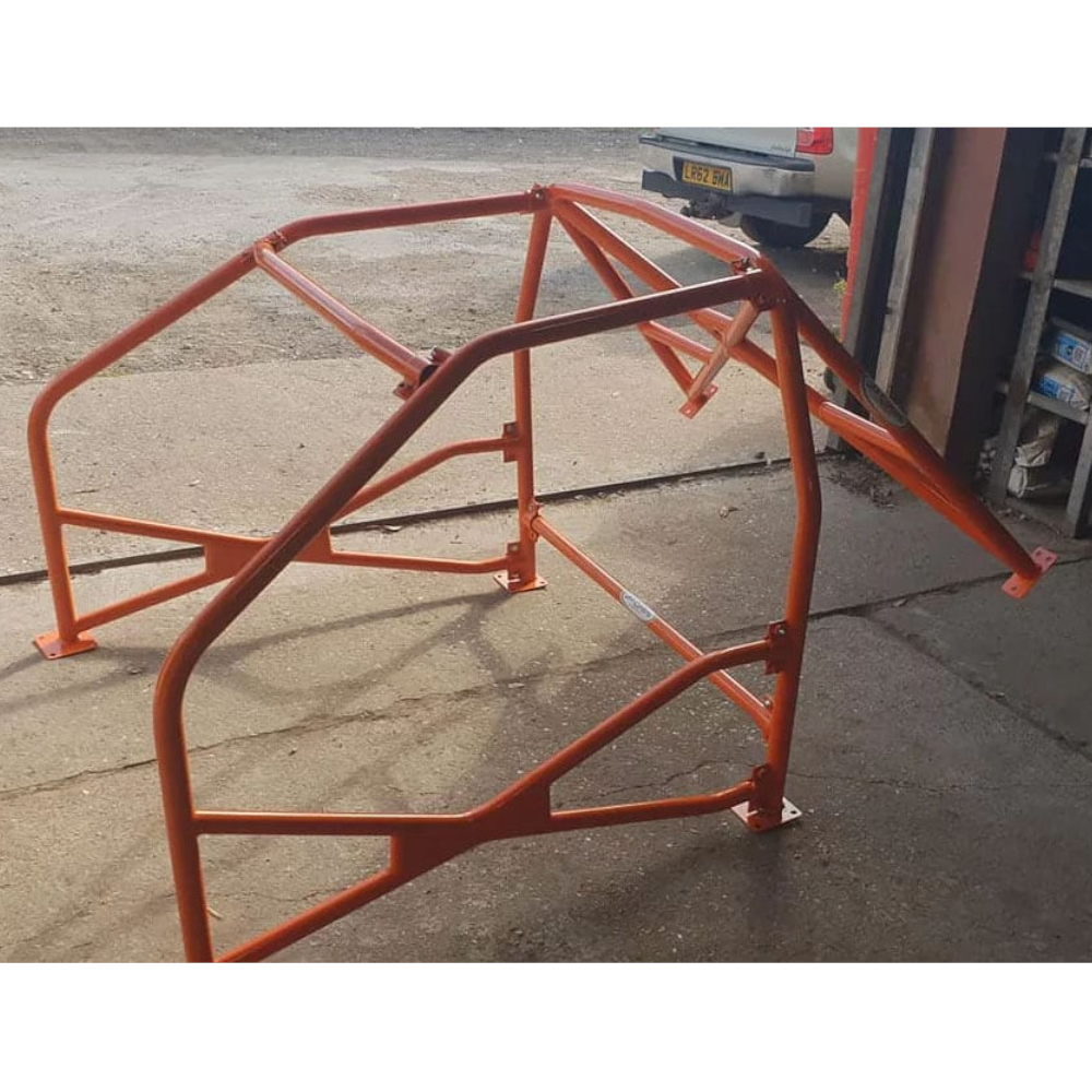 JP Ford Fiesta MK5 Bolt In Multipoint Competition Roll Cage fitted view