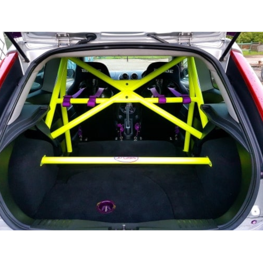JP Ford Fiesta MK6 ST150 Half Roll Cage 1-JP-Fiesta-ST150-Half-Cage-GSM Performance
