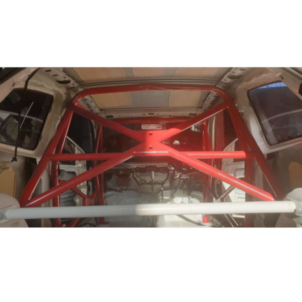 JP Ford Fiesta MK6 ST150 Multipoint Competition Roll Cage fitted view