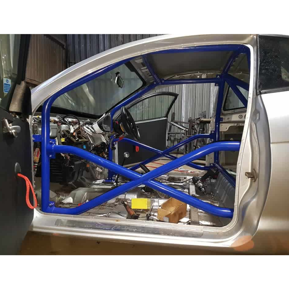 JP Ford Puma Bolt In Multipoint Competition Roll Cage fitted view