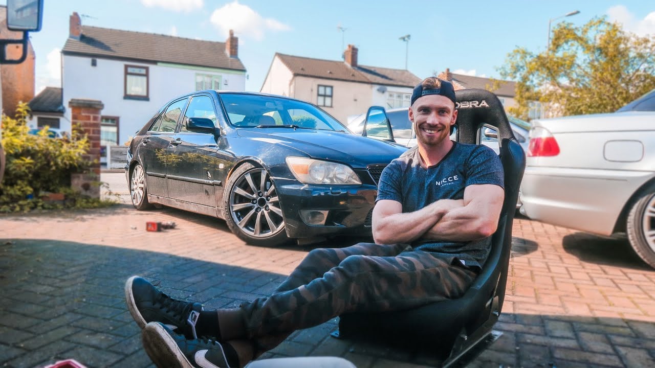 How To Install A Bucket Seat Using Original Brackets: Lexus IS200