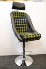 Cobra Classic Tartan Bucket Seat Bar Stool