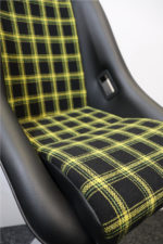 Cobra Classic Tartan Bucket Seat Bar Stool