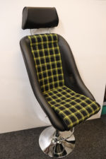 Cobra Classic Tartan Bucket Seat Bar Stool