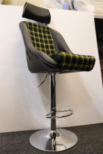 Cobra Classic Tartan Bucket Seat Bar Stool
