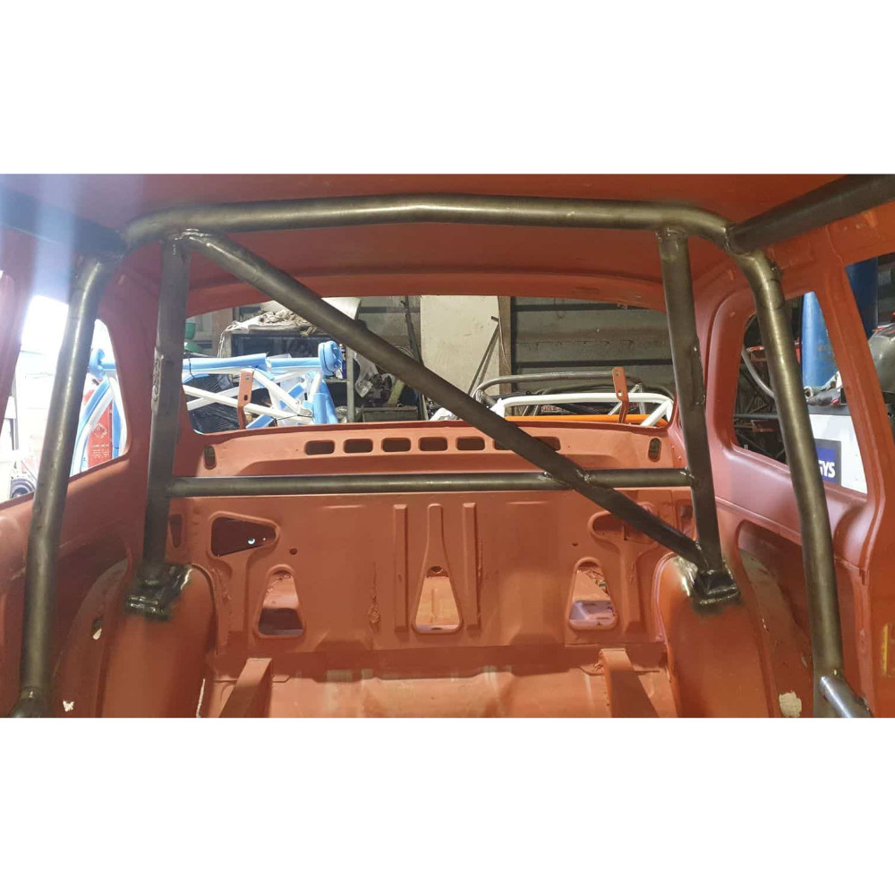 Ford Escort MK1 DIY Half Cage Kit fitted view