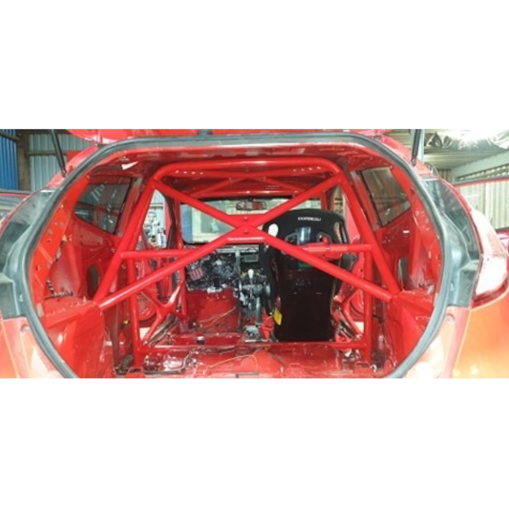 JP Ford Fiesta MK7 Track Spec Half Cage-JP-Fiesta-MK7-Track-HC-GSM Performance