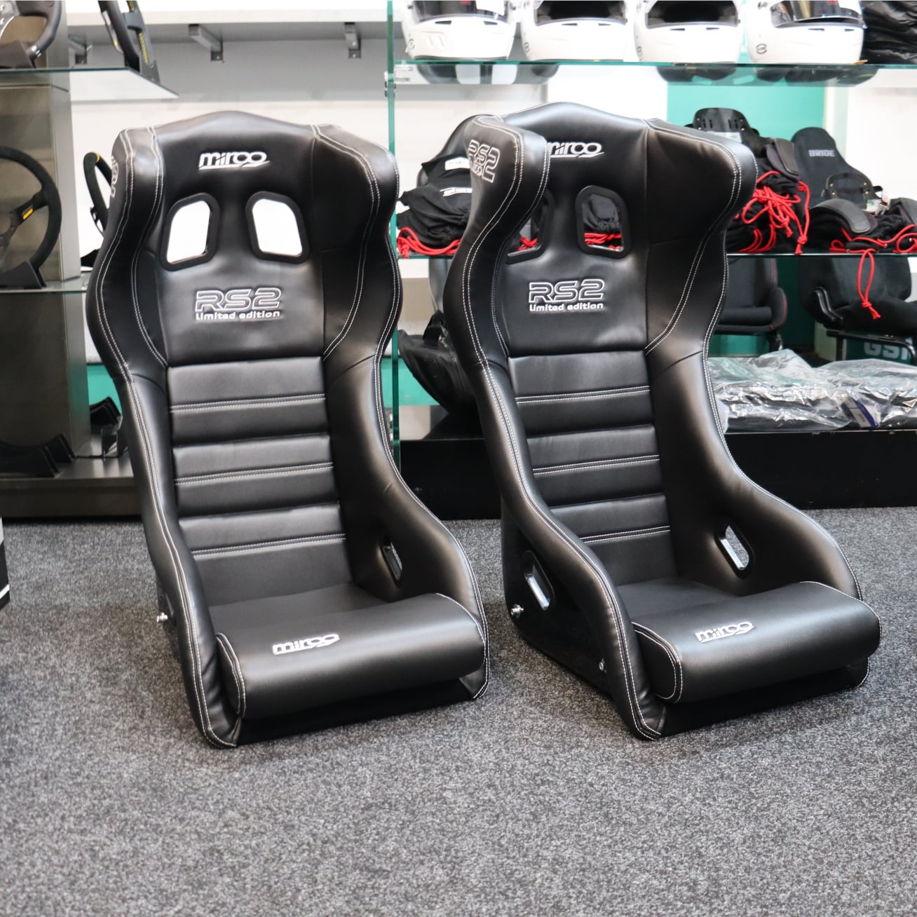 Mirco RS2 Vinyl Bucket Seats Now On Display