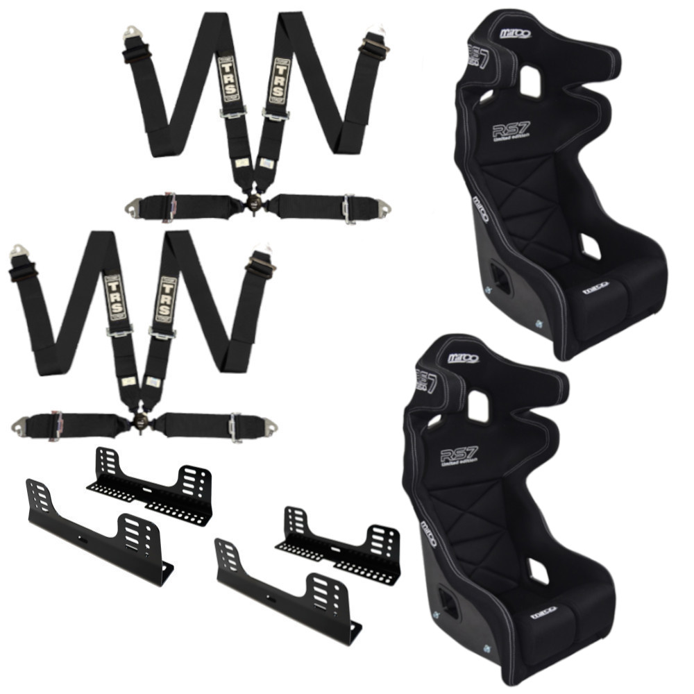 Mirco RS7 3D FIA Bucket Seat And Harness Motorsport Bundle