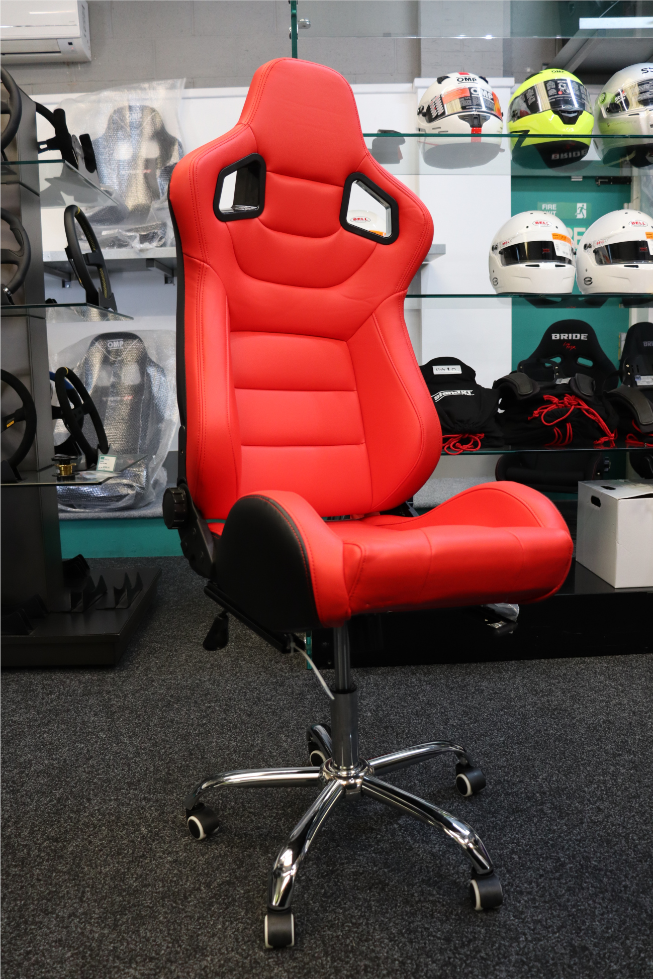 Auto Style Type RK Red Reclining Office Sports Seat