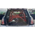 JP Mini R50/R53 Bolt In Multipoint Competition Roll Cage fitted view