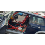 JP Mini R50/R53 Bolt In Multipoint Competition Roll Cage fitted view