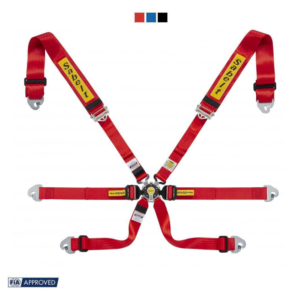 Sabelt 6 Point Gold Endurance FIA Saloon Harness - Red - 428G632SD7F | GSM Performance