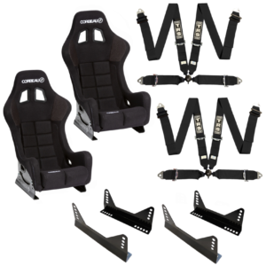 Corbeau Pro Series FIA Bucket Seat And Harness Motorsport Bundle – GSM Performance