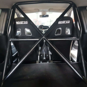JP Renault Twingo Half Cage fitted view