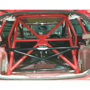 Seat Leon MK2 5 Door DIY Half Cage Kit fitted view