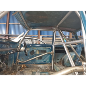 Triumph Herald Saloon DIY Roll Cage Kit fitted view