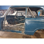 Triumph Herald Saloon DIY Roll Cage Kit fitted view