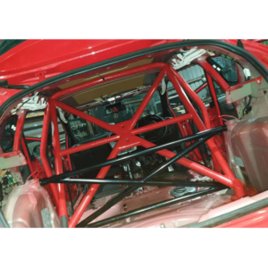 JP Seat Leon MK2 5 Door Half Cage fitted view