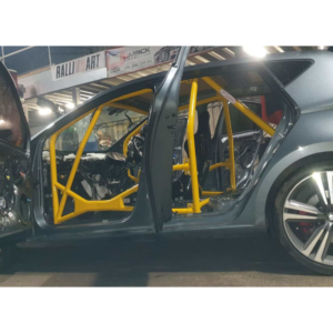 JP Seat Leon MK3 5 Door Competition Cage fitted view