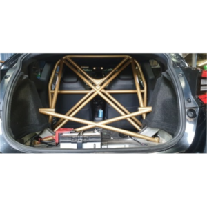 JP Toyota Yaris GR Clubsport Half Cage fitted view
