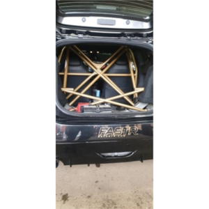JP Toyota Yaris GR Clubsport Half Cage fitted view