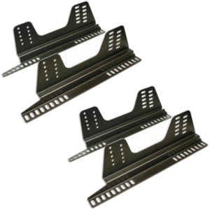 2 QMS FIA Steel Side Mount Brackets Original Quality Pair BMW E36/E46