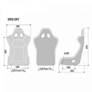 Sparco Grid Q Fibreglass Track Day Bucket Seat – 008009GNR – GSM Performance 11