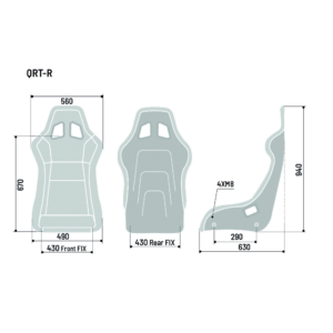 Fibreglass Sim Racing Seat