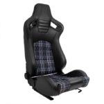 Auto Style GT Grey Tartan Reclining Seat