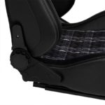Auto Style GT Grey Tartan Reclining Seat