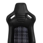 Auto Style GT Grey Tartan Reclining Seat