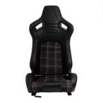 Auto Style GT Red Tartan Reclining Seat