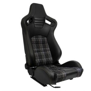 Auto Style GT Yellow Tartan Reclining Seat