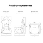 Auto Style Type BS8 Bucket Seat – SS14Z – GSM Performance 8