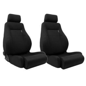 2 Auto Style Type Retro II Fabric Reclining Seats