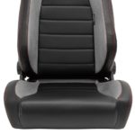 Auto Style Type VGR Vinyl And Suede Reclining Seat